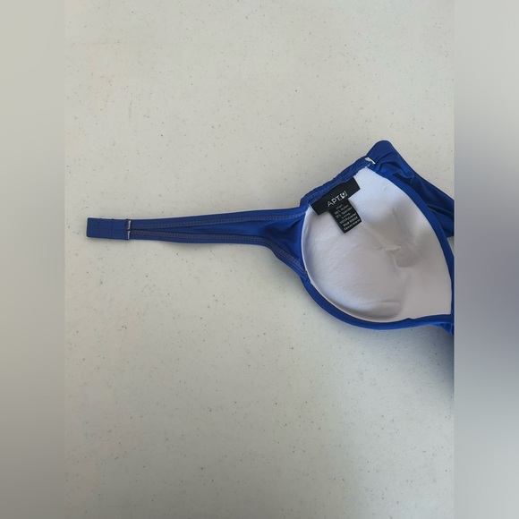 Apt.9 blue bikini Top shell push up Size Medium - Picture 11 of 16